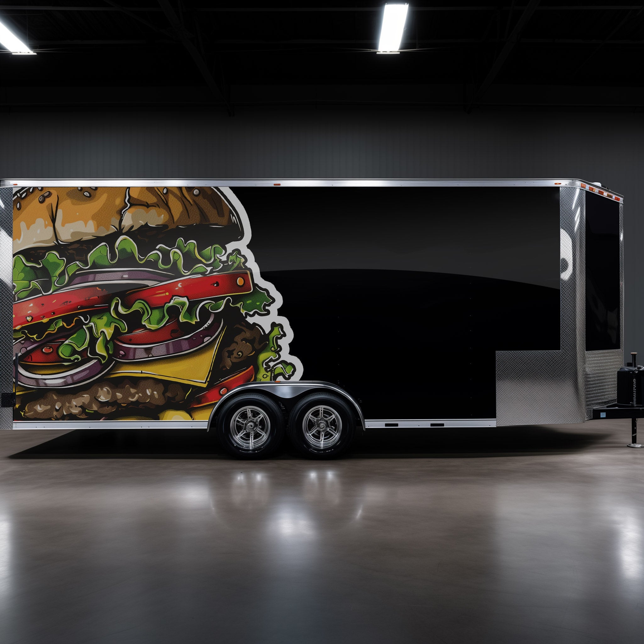 Burger - Decal - Customizable
