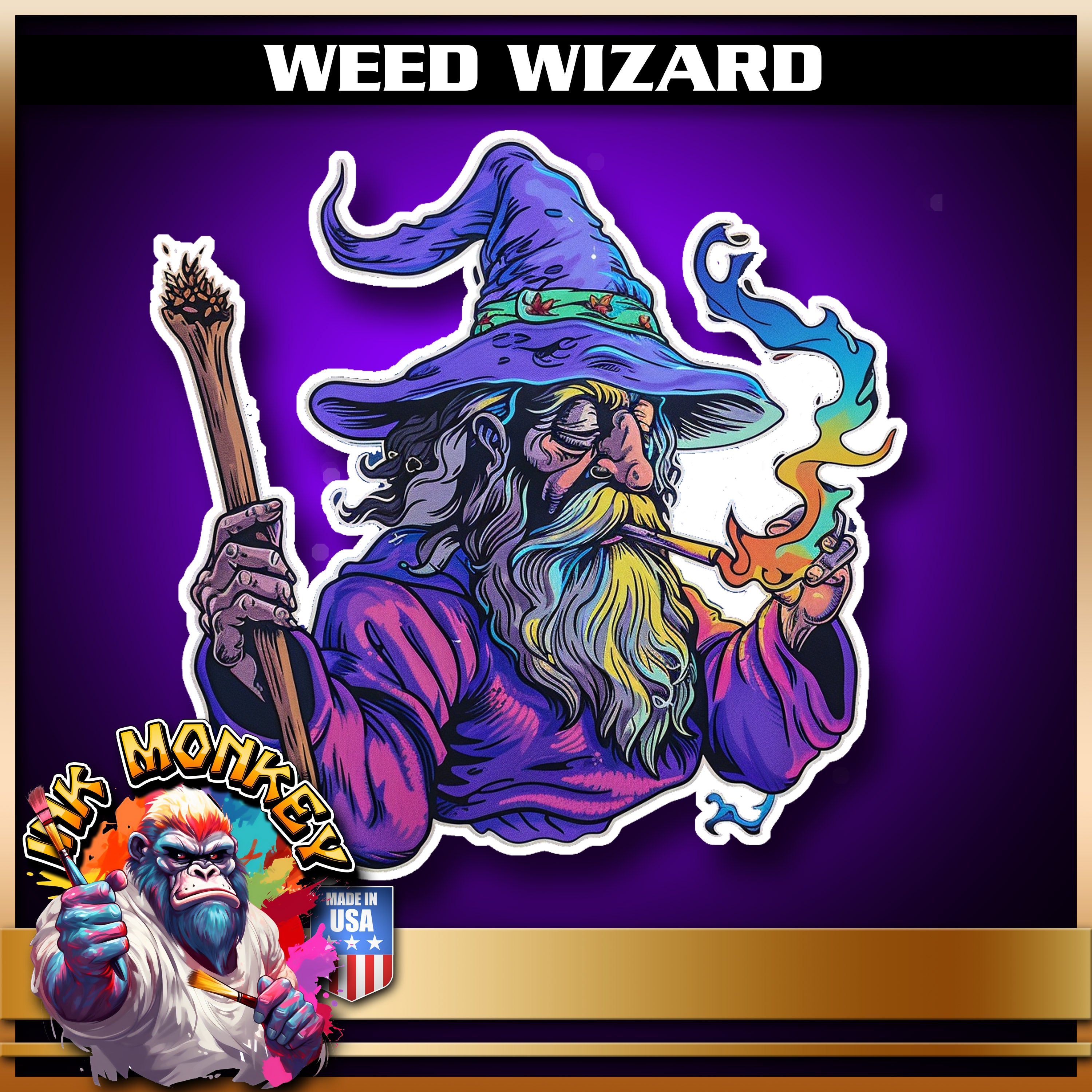 Weed Wizard - Decal