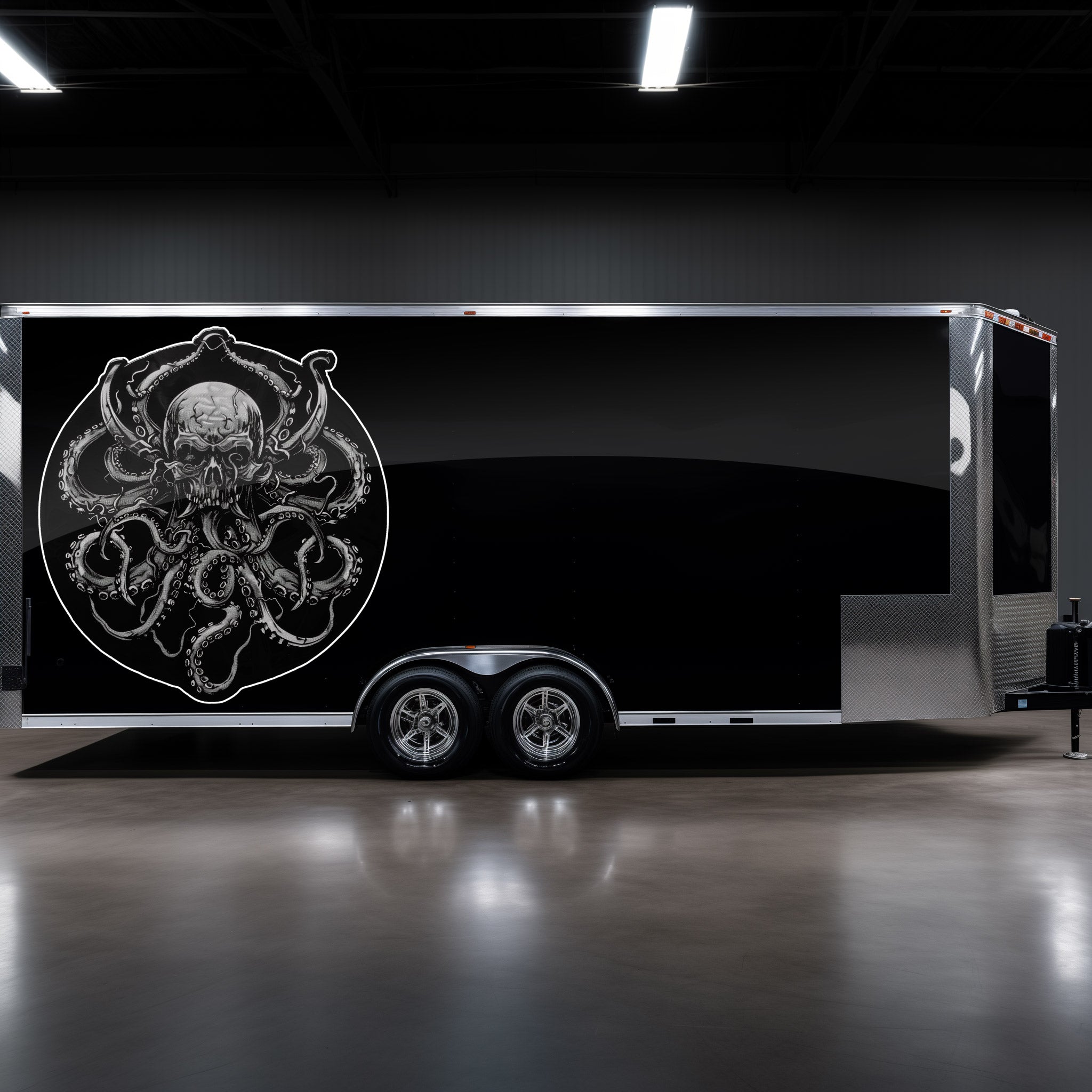 Kraken Skull - Decal